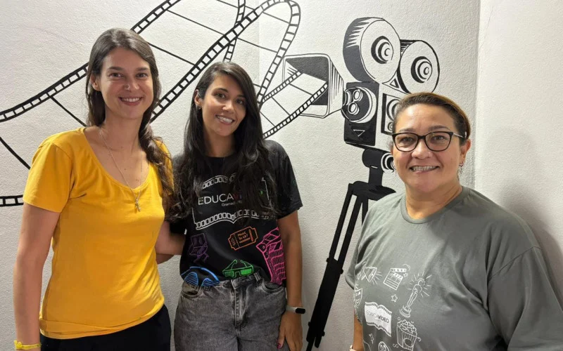 Professoras do programa Educavídeo em Gramado Foto: Fernanda Fauth/GES-Especial
