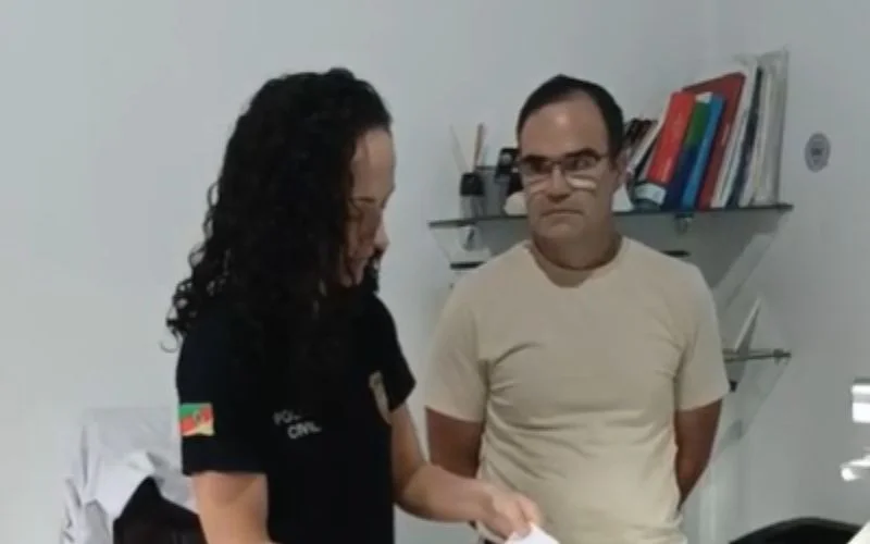 Cardiologista Daniel Pereira Kollet, de 55 anos, foi preso preventivamente na manhã desta segunda-feira (30)
Foto: Policia Civil