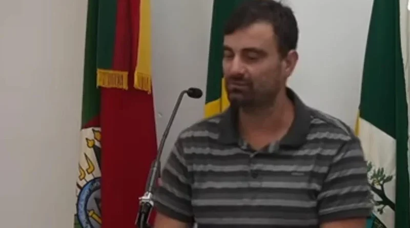 Vereador de São José do Hortêncio, Fabrício Wust Foto: Divulgação