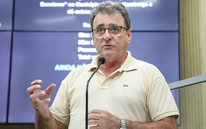 Autor da proposta vereador Ricardo Ritter – Ica
Foto: Divulgação/CMNH-Moris Musskopf