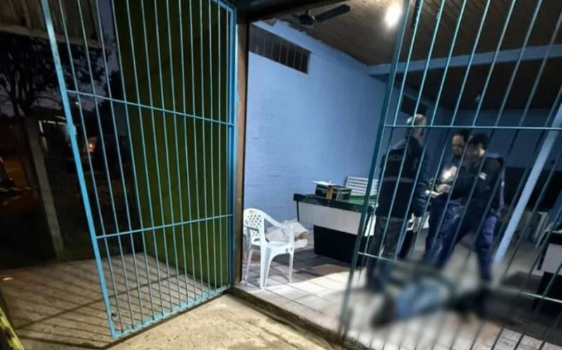 Morte de Douglas Gonçalves Vieira aconteceu dentro de um bar no bairro Morro do Paula, em São Leopoldo
Foto: Polícia Civil