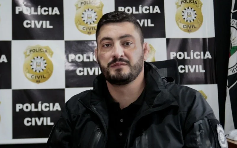 O delegado Maurício Barison está à frente da apuração sobre o professor suspeito de assédio, em Canoas | Foto: PAULO PIRES/GES