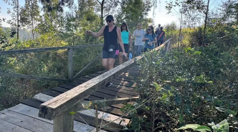 Percurso em meio da natureza atraiu dezenas de pessoas