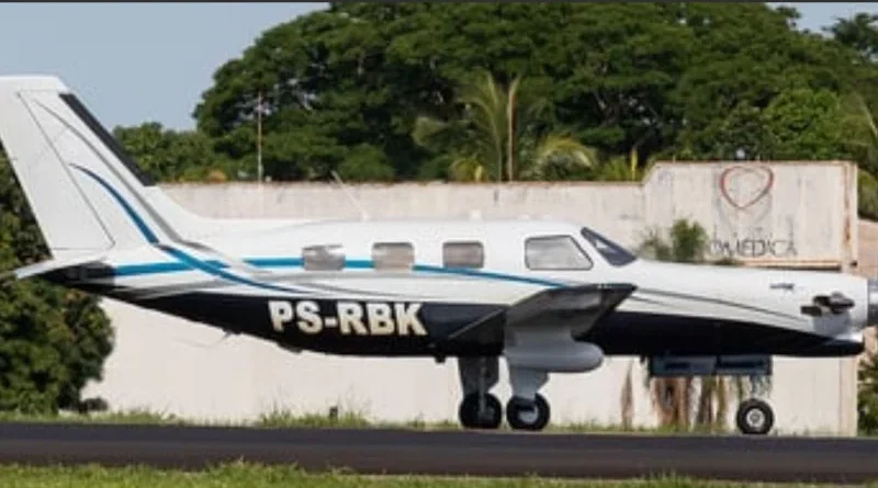 Avião Piper que caiu em Capão da Canoa Foto: Reprodução/FlightRadar24