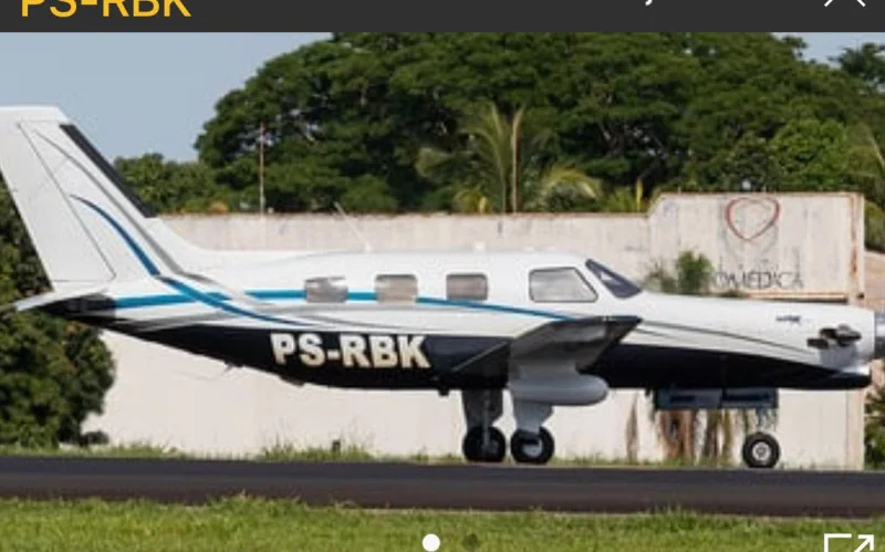 Avião Piper que caiu em Capão da Canoa
Foto: Reprodução/FlightRadar24