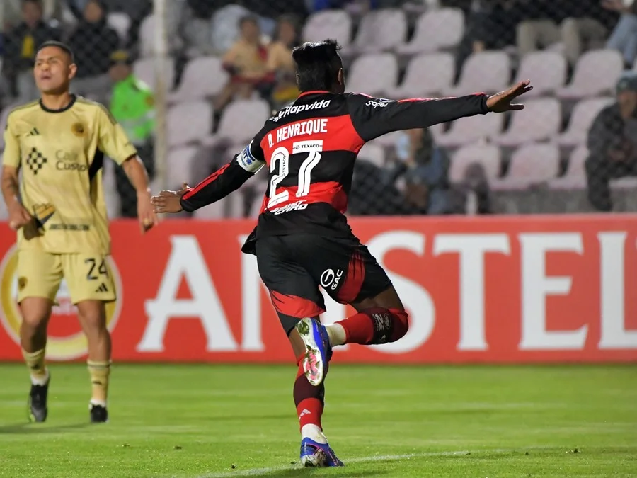 Flamengo estreia na Libertadores vencendo Cusco, Palmeiras empata com Junior