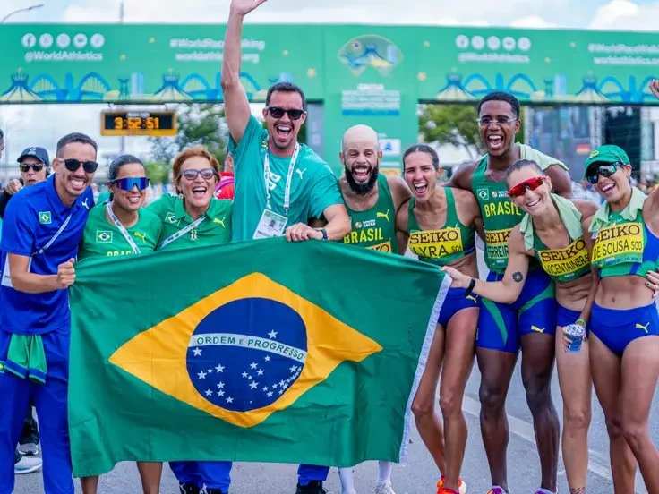 Brasil conquista bronze no feminino do Mundial de Marcha Atlética por Equipes; Caio Bonfim foi terceiro na meia-maratona